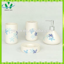 2015 Snowflake Bathroom Accessory with Decal